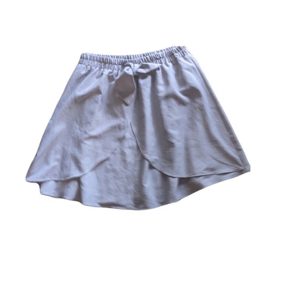 Everly Tulip Mini Skirt Elastic Waist Lavender Purple - Size Medium - Picture 2 of 8